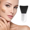 thumbnail image 2 of Unique Bargains 1 Pc Lightweight Small Flat Facial Mask Brush Black, 2 of 5