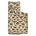 thumbnail image 2 of Beige Realistic Dinosaurs Pattern Teens Toddler Nap Mat with Pillow, Sleeping Mat Bag for Preschool Daycare 50"x20", 2 of 6