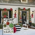 thumbnail image 4 of Christmas Garden Flag,Welcome To Whoville Green Christmas Balls Pine Leaves Double Sided Winter Holiday Decoration Yard Flag for Farmhouse Front Porch Lawn Winter Outdoor Decor 12.5x18, 4 of 6