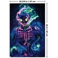 thumbnail image 2 of Wumples - Neon Skeleton Wall Poster, 22.375" x 34", 2 of 4