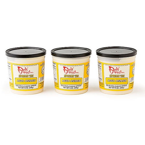 Deli Direct Spread 'Um Aged Asiago Cheese Food, 45 oz by Generic