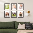 thumbnail image 3 of Sindcom 6 Pack 10x12 Picture Frames,Display Pictures 7x9 with Mat or 10 x 12 Without Mat,Gallery Wall Photo Frames, Black, 3 of 8