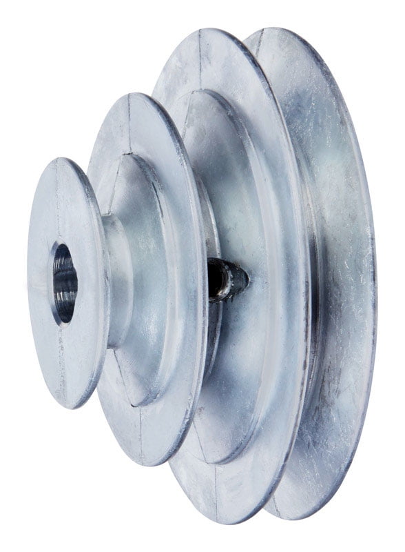 Chicago Die Cast 2 / 3 / 4 in. Dia. Zinc V Groove 3Step Pulley