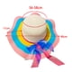 thumbnail image 4 of Sombrero de paja Salvador para mujer protección solar rosa, 4 of 10
