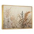 thumbnail image 2 of Designart "Serene Botanical Minimalism In Beige" Plants Floater Framed Canvas Art Print, 2 of 5