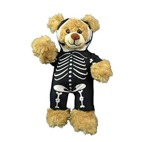 New Skeleton Morph Suit Teddy Bear Clothes Outfit Fits Most 8" - 10" Stuffed Animals