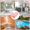 thumbnail image 5 of Waterproof Membrane 17 inch x 150Ft Polyethylene Membrane 213Sq Ft, Orange, 5 of 5