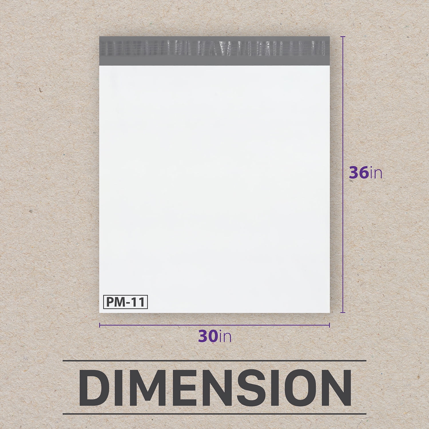 Fosmon 30x36 (100 Pack) Large Poly Mailers, Self-Seal Tear-Proof Waterproof Strong Adhesive Shipping Envelopes Bags for Clothing, Business Supplies