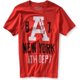 thumbnail image 1 of Camiseta gráfica Aeropostale 87 para hombre, roja, pequeña, 1 of 1