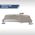 thumbnail image 2 of TPE Dash Cover Dashboard Overlay Gray Fit For 1999-2006 Chevy/GMC Sierra Gray, 2 of 10