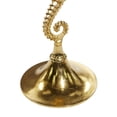 thumbnail image 5 of DecMode 13" x 25" Gold Aluminum Metal Pedestal Sea Horse Accent Table with Black Marble Tabletop, 1-Piece, 5 of 15