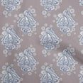 thumbnail image 1 of oneOone Rayon Medium Purple Fabric Asian Paisley Sewing Material Print Fabric By The Yard 56 Inch Wide, 1 of 4