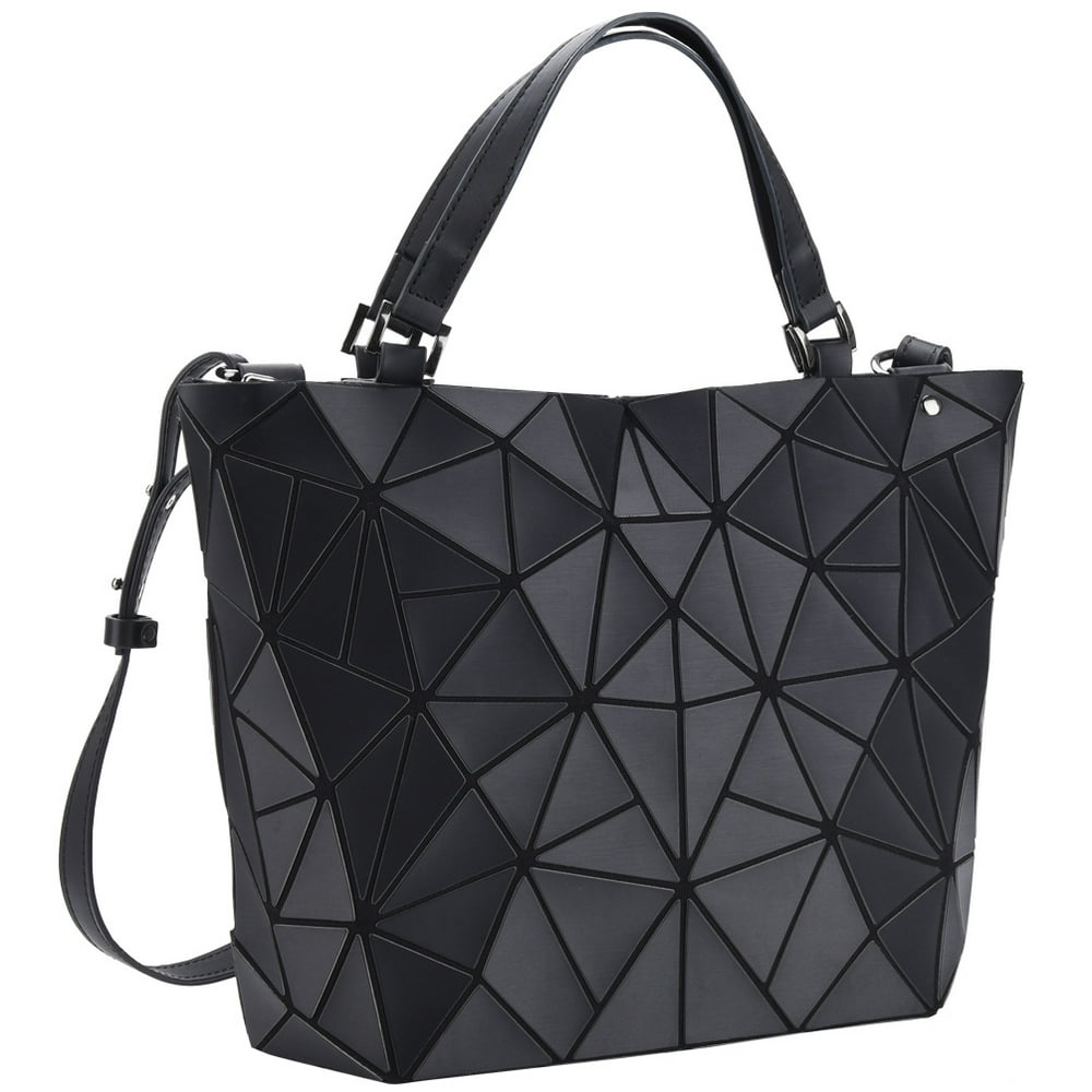 Vbiger - Women Tote Bag Handbag - PU Leather Shoulder Bag Geometric ...