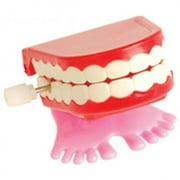 US Toy JK38X74 Small Wind Up Chattering Teeth - 74 per Pack