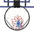 thumbnail image 4 of Wall-mounted basketball hoop, 45 x 29 inches shatterproof back, folding hoop, durable hoop and all-weather mesh for indoor and outdoor use, 4 of 8