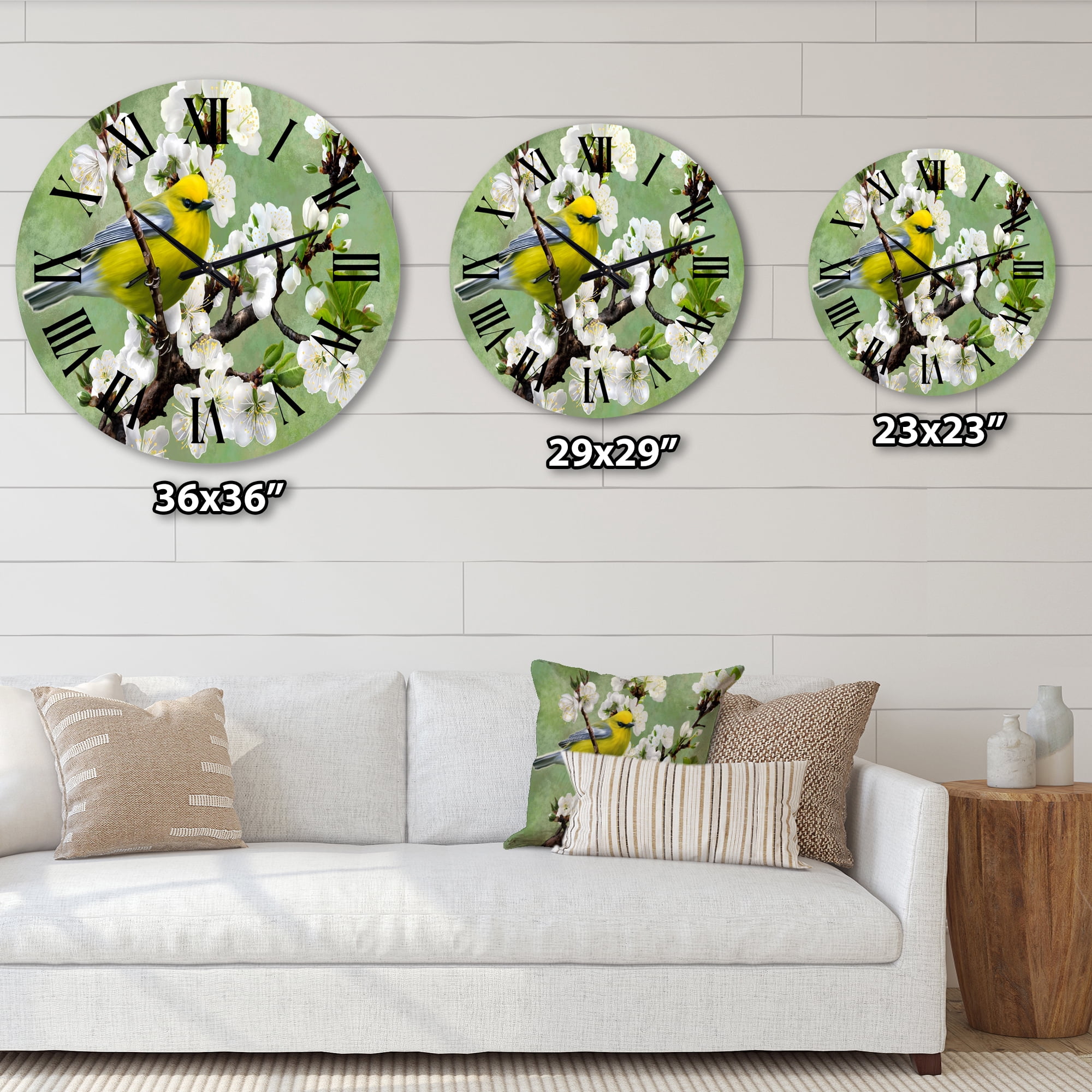 Designart 1 in Traditional Wall Clock