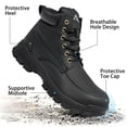 thumbnail image 4 of Decould sylf Men's Waterproof Steel Toe Safety Work Boots: Non Slip Puncture Resistant for Industrial Construction, 4 of 8
