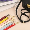thumbnail image 4 of 0.6" Genuine Leather Purse Strap for Bag (Apricot, Black Buckle), 4 of 6