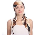 thumbnail image 3 of Qhome Womens Rhinestone Head Scarf Head Wrap Chemo Cap Spandex Bandana Du Rag, 3 of 7