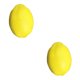 thumbnail image 3 of Fruta falsa de limón de espuma Inteprter Amarillo 7.4 cm 2piezas, 3 of 6