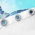 thumbnail image 3 of Erosebridal Blue Sea Turtle Curtains for Living Room,Marine Animal 30%-50% Blackout Curtains Set of 2 (38x45),Curtains Pack of 2 (38x45),Ocean Theme Decoration, 3 of 6