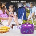 thumbnail image 4 of Almuerzo Bolso Portátil Con Correa Hombro Ajustable para Chicas Escolar Picnic, 4 of 9