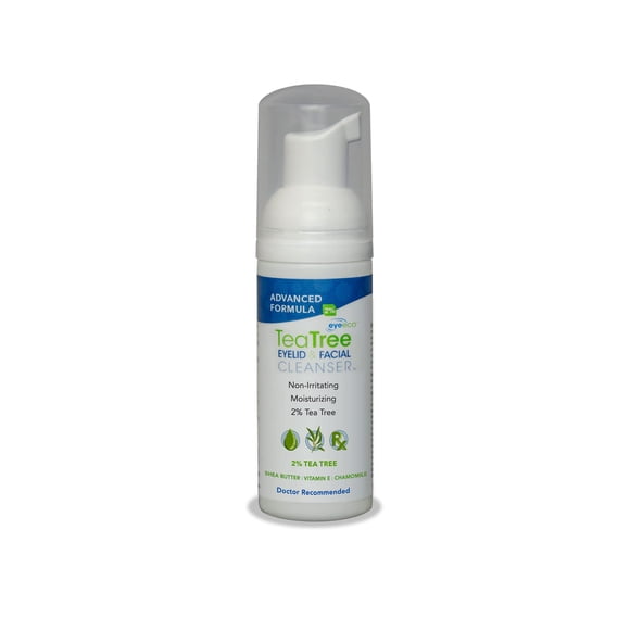 Limpiador facial Eye Eco Advanced con árbol de té para párpados, 50 ml