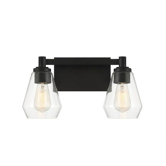 5702-66A-Minka Lavery-Clarity - 2 Light Bath Vanity-8.5 Inches Tall and 16 Inches Wide