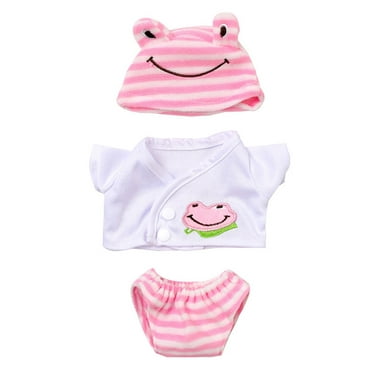TELOLY Baby Doll Clothes,Adorable Design Doll Clothes,Soft Fabric Reborn Baby Doll Clothes Set for 12Inch Dolls