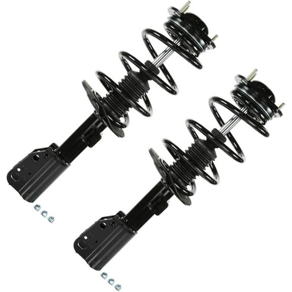 Detroit Axle - Front Struts for 13-17 Chevrolet Traverse Buick Enclave 13-16 Acadia 17 Acadia Limited, 2pc Complete Struts with Coil Spring Assembly Replacement