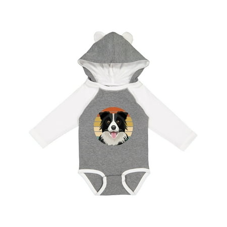 

Inktastic Border Collie Cute Dog Gift Baby Boy or Baby Girl Long Sleeve Bodysuit