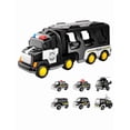 thumbnail image 1 of Coche De Policía De Dibujos Animados Xtellar negro Coche De Juguete 7 En 1, 1 of 5