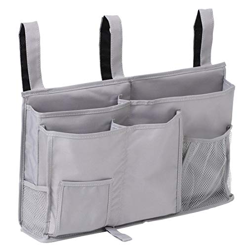 Used for Books 2PCS Fabric Storage Hanging Bag Wall-mounted Dormitory Bedside Sundries Hanging Basket EACHPT Bed Pocket Canvas Storage Hanging Pocket Mobile Phones