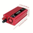 thumbnail image 3 of Car Vehicle Power Inverter 500W/1500W DC 12V To AC 110V 120V Converter 1 USB, 3 of 5