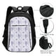 thumbnail image 3 of Fotbe Stripes and Sprigs of Lavender Mochila con Estampado y Puerto USB para Hombre y Mujer, Mochila Antirrobo, Mochila de Viaje, Mochila Escolar, Mochila Universitaria, 3 of 7