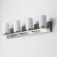 thumbnail image 4 of Maxim 10284SWSN Lateral Satin Nickel 30"W 4-Bulb Vanity Light Fixture, 60W, 4 of 7