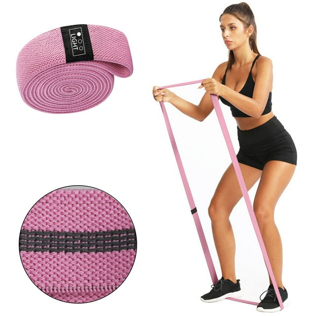 Riforla Long Resistance Squat Strap Circle Elastic Strap Tension Rope Yoga Tension Strap A