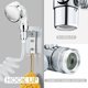 thumbnail image 2 of Hand Shower Sink Faucet Sprayer, Flexible Hose Telescopic For Wide Application In Bathroom, Laundry Tub, And Kitchen Sinks, Space Saving Design, Portable Spray For Pet Bathing, 2 of 5
