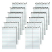TOPS Second Nature Steno Books, 6" x 9", Gregg Ruled, 80 Sheets, 30% Recycled, White, Pack Of 12