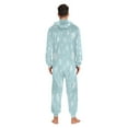 thumbnail image 3 of Onesie Jumpsuits For Men&Women Winter One Piece Zipper Pajamas Playsuit Pattern Of Snowflakes, 3 of 6