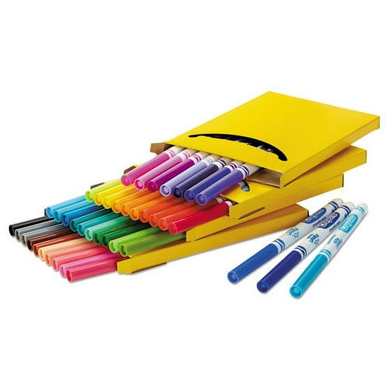 Ultra-Clean Washable Markers, Fine Bullet Tip, Assorted Colors, 40/Set Ultra-Clean Washable Markers, Fine Bullet Tip, Assorted Colors, 40/Set