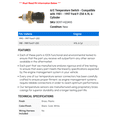 thumbnail image 2 of A/C Temperature Switch - Compatible with 1981 - 1997 Ford F-250 4.9L 6-Cylinder 1982 1983 1984 1985 1986 1987 1988 1989 1990 1991 1992 1993 1994 1995 1996, 2 of 2