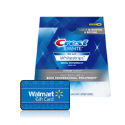 Free $10 Gift Card with Crest 3D White Whitestrips Supreme FlexFit Teeth Whitening Kit, 21 Treatments