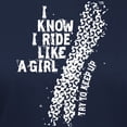thumbnail image 3 of CafePress - I Ride Like A Girl Women's Dark T Shirt - Women's Traditional Fit Dark T-Shirt, 3 of 4