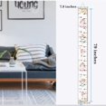 thumbnail image 2 of Tabla de crecimiento para niños, tabla de altura para niños/niños/niñas/bebé, lienzo y madera, tabla de altura de crecimiento extraíble, decoración de pared para habitación, 2 of 2