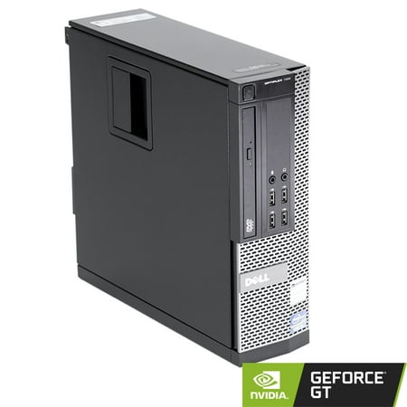 Refurbished Dell Gaming Computer Nvidia GT 1030 HDMI WiFi Quad i5 3.1GHz 8GB 500GB Windows (Best Dell Optiplex For Gaming)