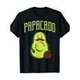 thumbnail image 1 of T-shirt Graphique pour Hommes Papacado Papa Avocado 100 % Coton Col Rond Manches Courtes Impression Numérique Vibrante Lavable en Machine Confort Toutes Saisons Idéal pour Cadeau de Fête des Pères, 1 of 5
