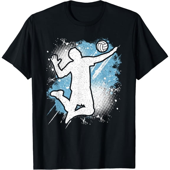 Volleyball Player Vintage Volleyball Lover Men Women Kids T-Shirt