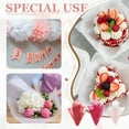 thumbnail image 6 of 11.8 inches Tissue Flower Wrapping Paper, 120 Sheets Waterproof Floral Bouquet Wraps Gift Packaging Tissue for Party Birthday Wedding Holiday Decorations Crafts, Milky White, 6 of 6