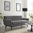 thumbnail image 2 of Modway Engage Channel Tufted Performance Velvet Loveseat, 2 of 8
